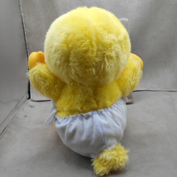 Vintage 1985 Hasbro Softies Baby Big Bird 11" Luv's Diaper Plush Promo - Picture 4 of 8